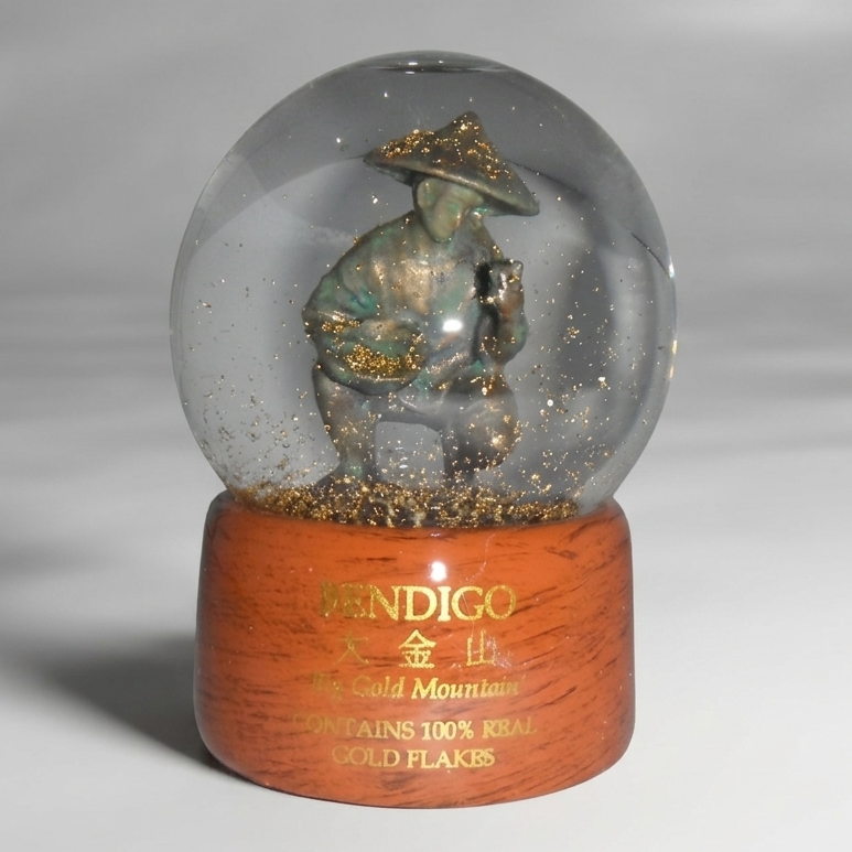 Chinese Miner Snowdome-image